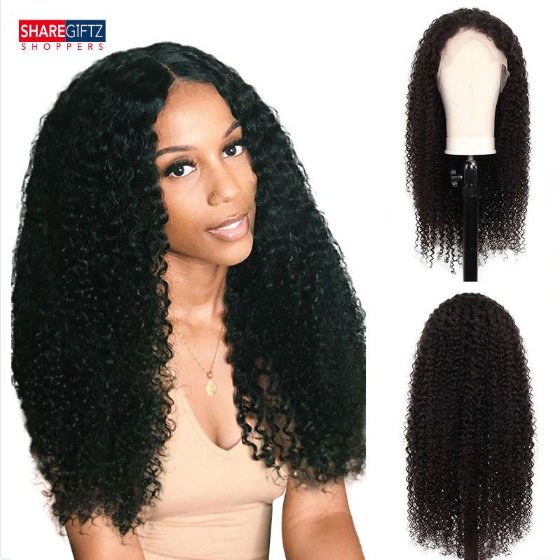 Curly lace frontal Wigs - Human Hair