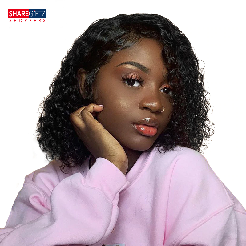 Kinky Curly Bob Lace Wig