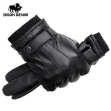 Leather Gloves Winter Touch Screen