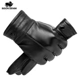 Leather Gloves Winter Touch Screen
