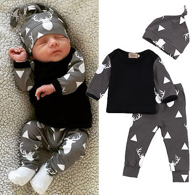 Baby Clothes Printed Deer