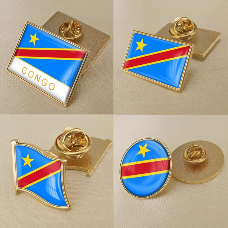 Brooch-Badges-Lapel Pins Democratic Republic of Congo