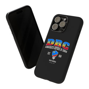 DRC Phone Case, Tough Protective Cover, Unique Gift for Travelers, Visit Africa Theme, Democratic Republic of Congo Mercht