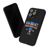 DRC Phone Case, Tough Protective Cover, Unique Gift for Travelers, Visit Africa Theme, Democratic Republic of Congo Mercht