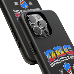 DRC Phone Case, Tough Protective Cover, Unique Gift for Travelers, Visit Africa Theme, Democratic Republic of Congo Mercht