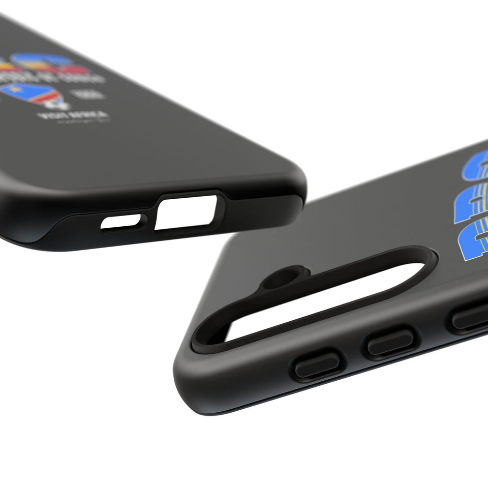 DRC Phone Case, Tough Protective Cover, Unique Gift for Travelers, Visit Africa Theme, Democratic Republic of Congo Mercht