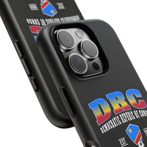 DRC Phone Case, Tough Protective Cover, Unique Gift for Travelers, Visit Africa Theme, Democratic Republic of Congo Mercht