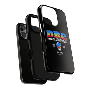 DRC Phone Case, Tough Protective Cover, Unique Gift for Travelers, Visit Africa Theme, Democratic Republic of Congo Mercht