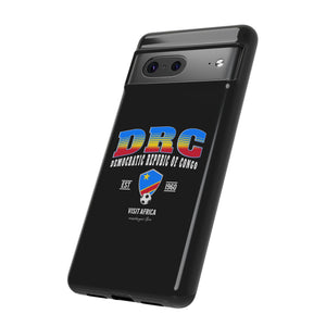 DRC Phone Case, Tough Protective Cover, Unique Gift for Travelers, Visit Africa Theme, Democratic Republic of Congo Mercht