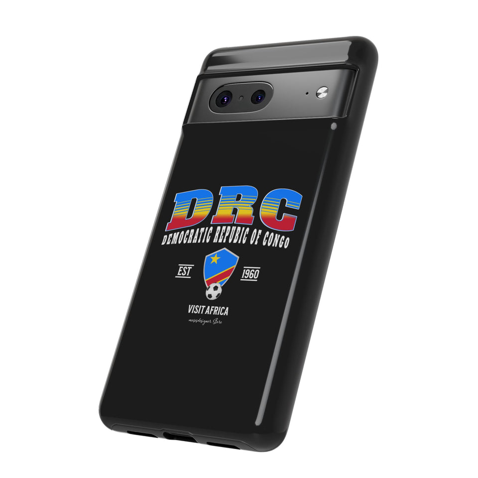 DRC Phone Case, Tough Protective Cover, Unique Gift for Travelers, Visit Africa Theme, Democratic Republic of Congo Mercht