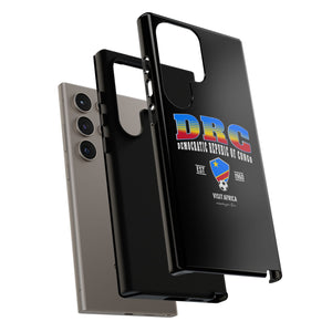 DRC Phone Case, Tough Protective Cover, Unique Gift for Travelers, Visit Africa Theme, Democratic Republic of Congo Mercht
