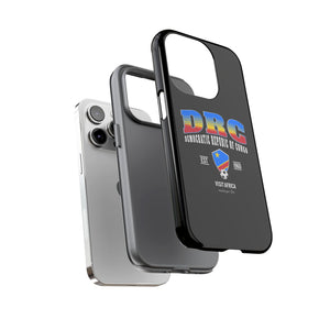 DRC Phone Case, Tough Protective Cover, Unique Gift for Travelers, Visit Africa Theme, Democratic Republic of Congo Mercht
