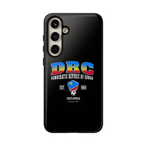 DRC Phone Case, Tough Protective Cover, Unique Gift for Travelers, Visit Africa Theme, Democratic Republic of Congo Mercht