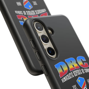 DRC Phone Case, Tough Protective Cover, Unique Gift for Travelers, Visit Africa Theme, Democratic Republic of Congo Mercht
