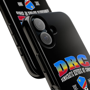 DRC Phone Case, Tough Protective Cover, Unique Gift for Travelers, Visit Africa Theme, Democratic Republic of Congo Mercht