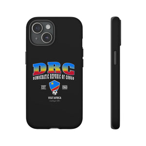 DRC Phone Case, Tough Protective Cover, Unique Gift for Travelers, Visit Africa Theme, Democratic Republic of Congo Mercht