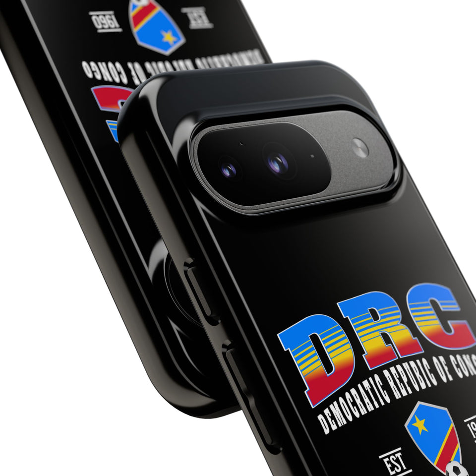 DRC Phone Case, Tough Protective Cover, Unique Gift for Travelers, Visit Africa Theme, Democratic Republic of Congo Mercht