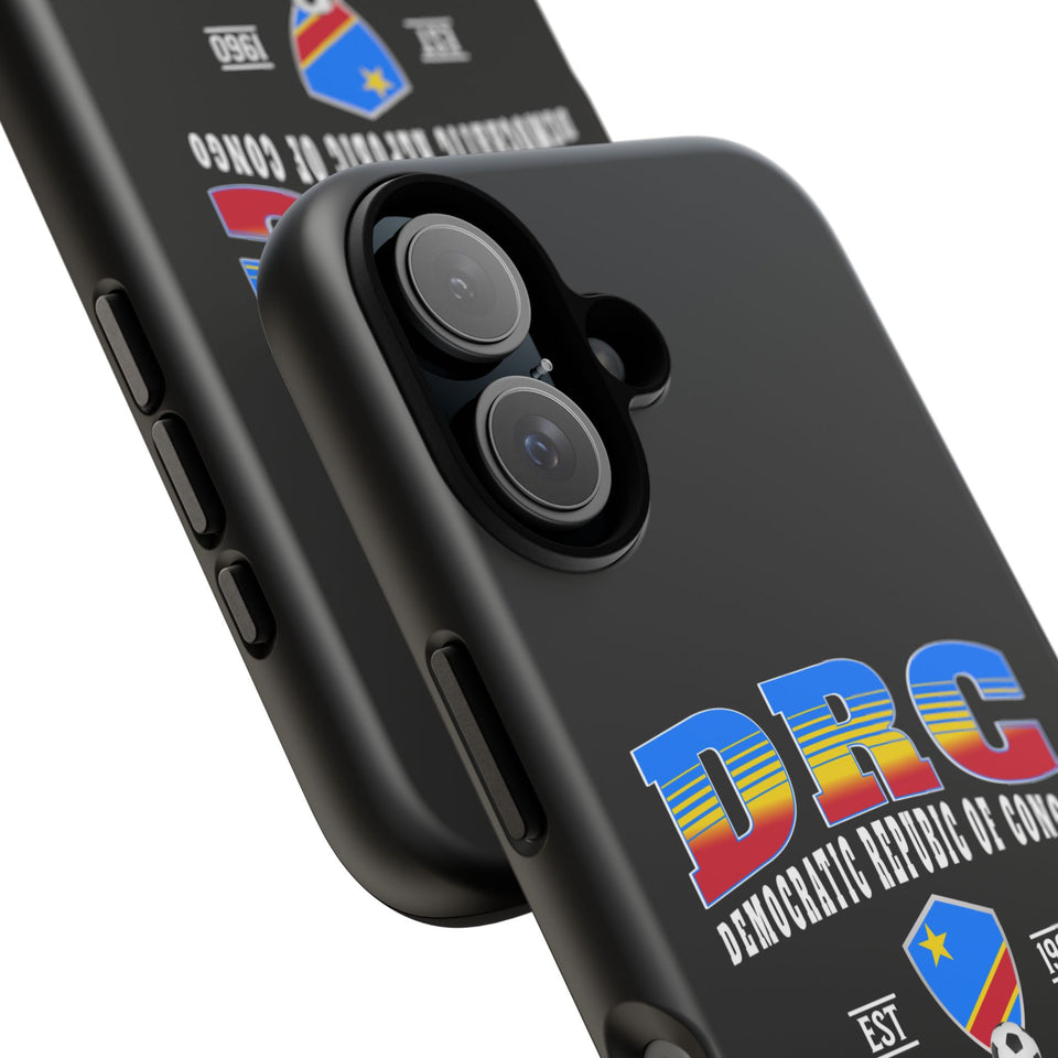 DRC Phone Case, Tough Protective Cover, Unique Gift for Travelers, Visit Africa Theme, Democratic Republic of Congo Mercht