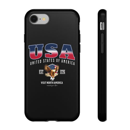 United State of America Phone Case, Tough Protective Cover, Unique Gift for Travelers, Visit Africa Theme,