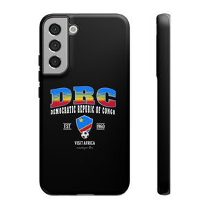 DRC Phone Case, Tough Protective Cover, Unique Gift for Travelers, Visit Africa Theme, Democratic Republic of Congo Mercht