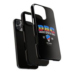 DRC Phone Case, Tough Protective Cover, Unique Gift for Travelers, Visit Africa Theme, Democratic Republic of Congo Mercht