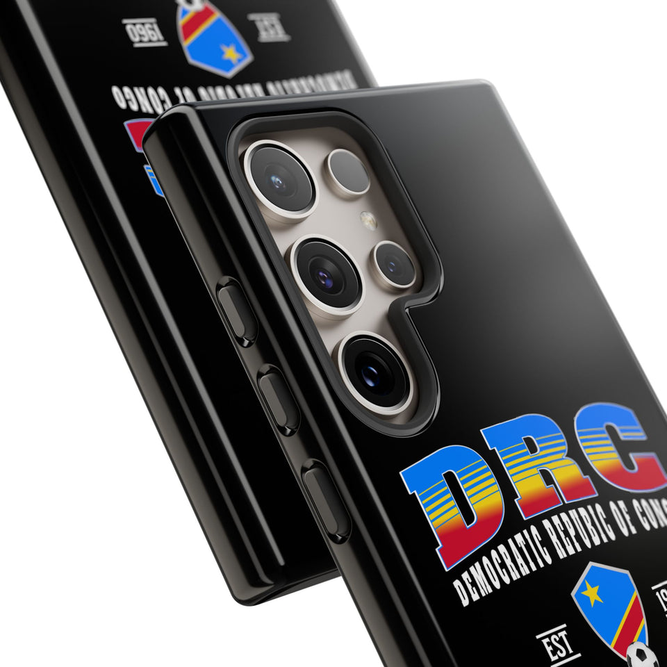 DRC Phone Case, Tough Protective Cover, Unique Gift for Travelers, Visit Africa Theme, Democratic Republic of Congo Mercht