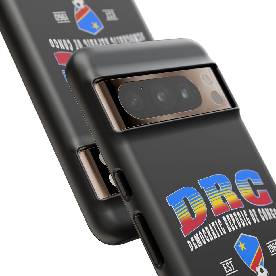 DRC Phone Case, Tough Protective Cover, Unique Gift for Travelers, Visit Africa Theme, Democratic Republic of Congo Mercht