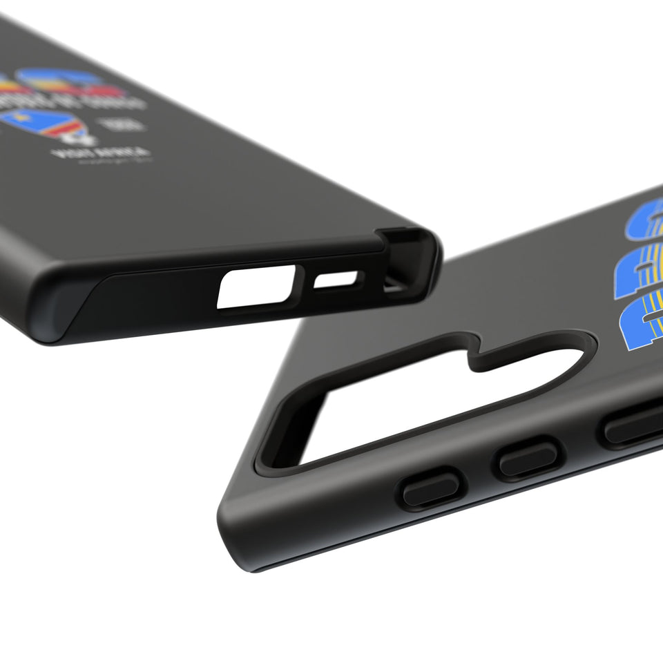 DRC Phone Case, Tough Protective Cover, Unique Gift for Travelers, Visit Africa Theme, Democratic Republic of Congo Mercht