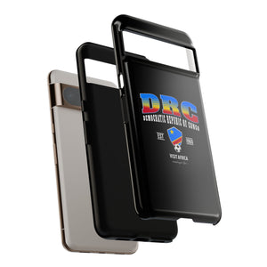 DRC Phone Case, Tough Protective Cover, Unique Gift for Travelers, Visit Africa Theme, Democratic Republic of Congo Mercht