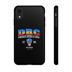 DRC Phone Case, Tough Protective Cover, Unique Gift for Travelers, Visit Africa Theme, Democratic Republic of Congo Mercht