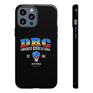 DRC Phone Case, Tough Protective Cover, Unique Gift for Travelers, Visit Africa Theme, Democratic Republic of Congo Mercht