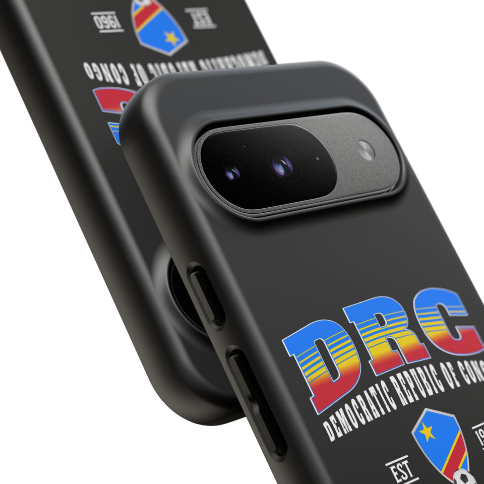 DRC Phone Case, Tough Protective Cover, Unique Gift for Travelers, Visit Africa Theme, Democratic Republic of Congo Mercht