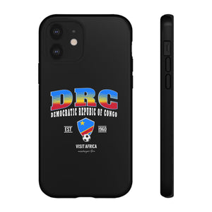 DRC Phone Case, Tough Protective Cover, Unique Gift for Travelers, Visit Africa Theme, Democratic Republic of Congo Mercht