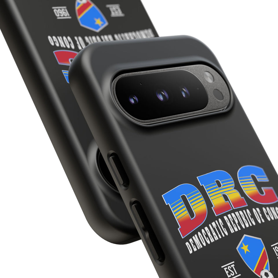 DRC Phone Case, Tough Protective Cover, Unique Gift for Travelers, Visit Africa Theme, Democratic Republic of Congo Mercht
