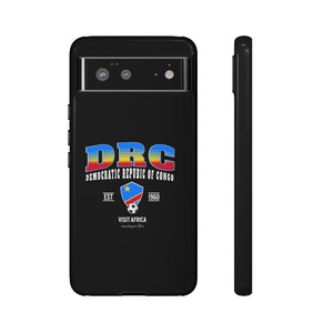 DRC Phone Case, Tough Protective Cover, Unique Gift for Travelers, Visit Africa Theme, Democratic Republic of Congo Mercht