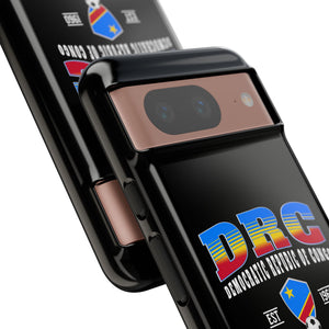 DRC Phone Case, Tough Protective Cover, Unique Gift for Travelers, Visit Africa Theme, Democratic Republic of Congo Mercht