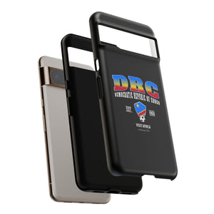 DRC Phone Case, Tough Protective Cover, Unique Gift for Travelers, Visit Africa Theme, Democratic Republic of Congo Mercht