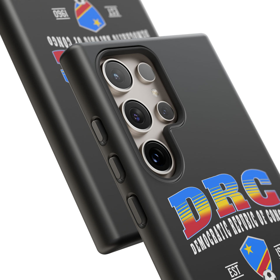 DRC Phone Case, Tough Protective Cover, Unique Gift for Travelers, Visit Africa Theme, Democratic Republic of Congo Mercht