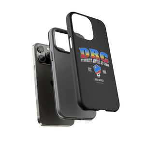 DRC Phone Case, Tough Protective Cover, Unique Gift for Travelers, Visit Africa Theme, Democratic Republic of Congo Mercht