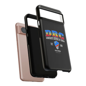 DRC Phone Case, Tough Protective Cover, Unique Gift for Travelers, Visit Africa Theme, Democratic Republic of Congo Mercht