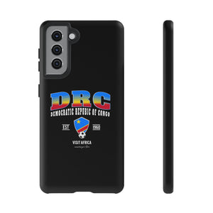 DRC Phone Case, Tough Protective Cover, Unique Gift for Travelers, Visit Africa Theme, Democratic Republic of Congo Mercht
