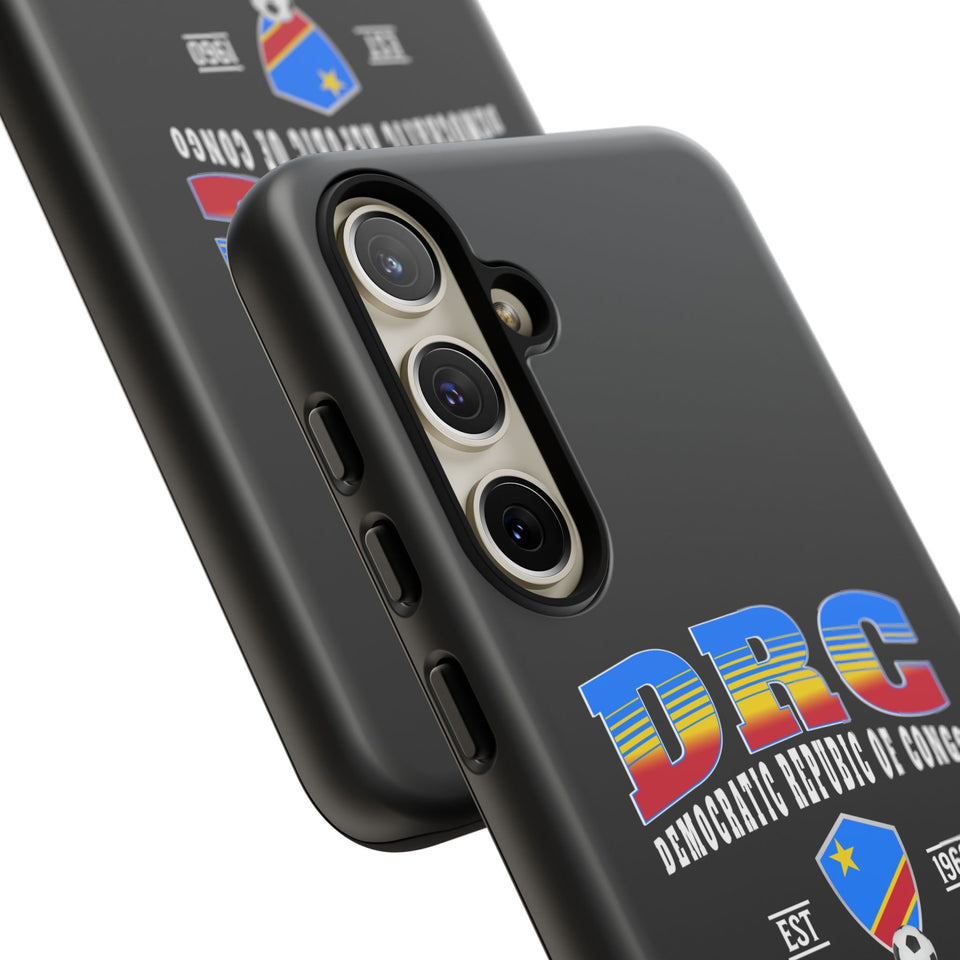 DRC Phone Case, Tough Protective Cover, Unique Gift for Travelers, Visit Africa Theme, Democratic Republic of Congo Mercht