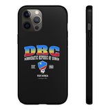 DRC Phone Case, Tough Protective Cover, Unique Gift for Travelers, Visit Africa Theme, Democratic Republic of Congo Mercht