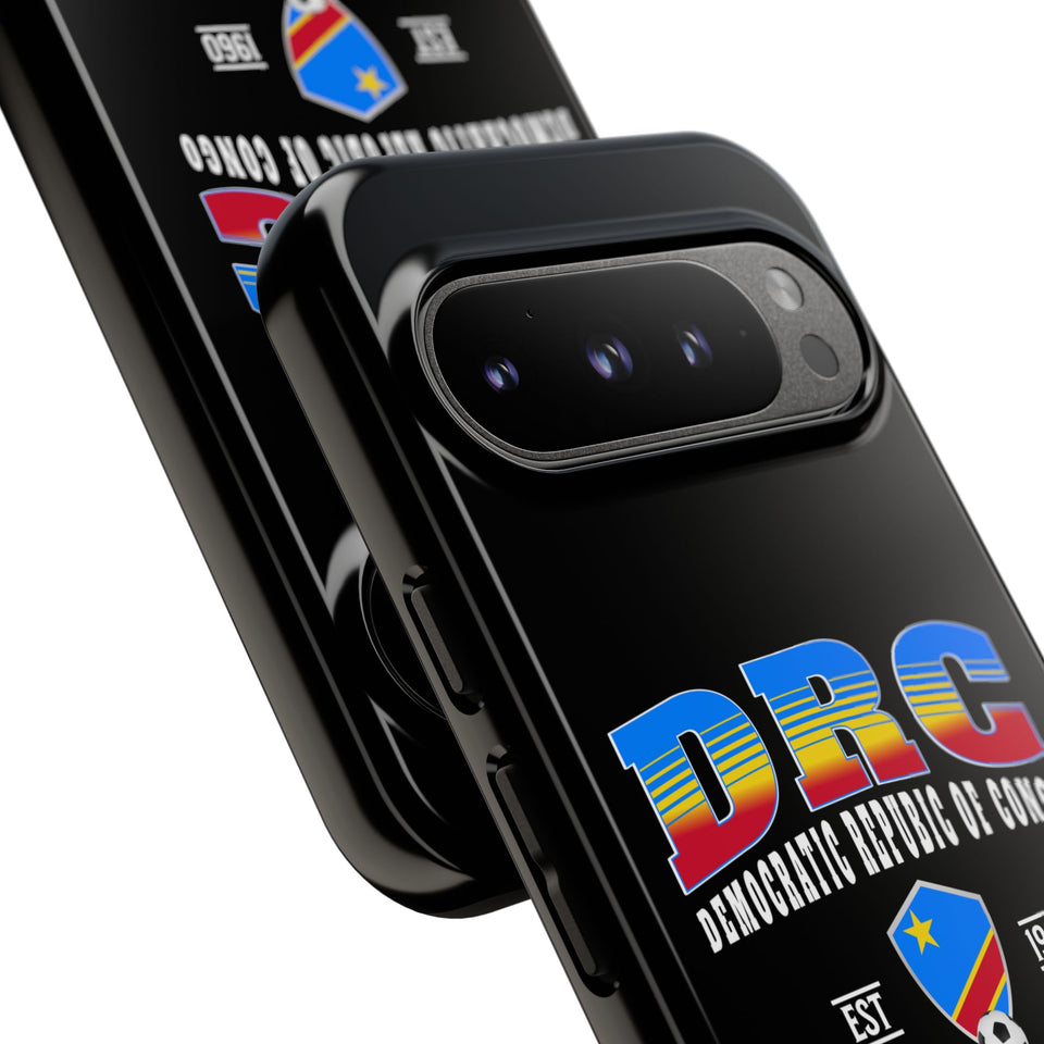 DRC Phone Case, Tough Protective Cover, Unique Gift for Travelers, Visit Africa Theme, Democratic Republic of Congo Mercht