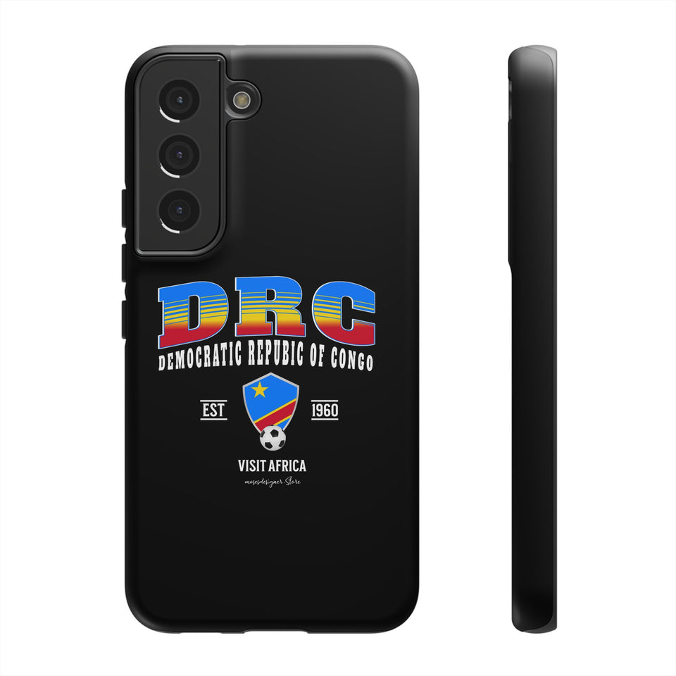 DRC Phone Case, Tough Protective Cover, Unique Gift for Travelers, Visit Africa Theme, Democratic Republic of Congo Mercht