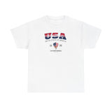 USA Flag Unisex T-Shirt, Tee for Travelers, Students, American Citizens & USA Lovers Patriotic Shirt  United States Gift
