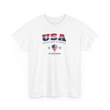 USA Flag Unisex T-Shirt, Tee for Travelers, Students, American Citizens & USA Lovers Patriotic Shirt  United States Gift