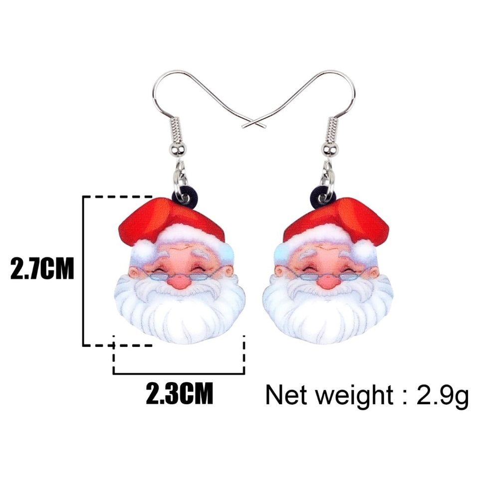 Christmas Sweet Santa Claus Earrings