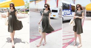 Maternity Short-sleeve Dress