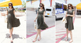 Maternity Short-sleeve Dress